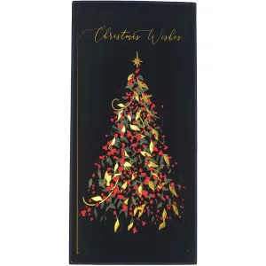Berry Tree on Black 8 Count Boxed Christmas Cards