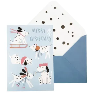 Christmas Puppies Christmas Card