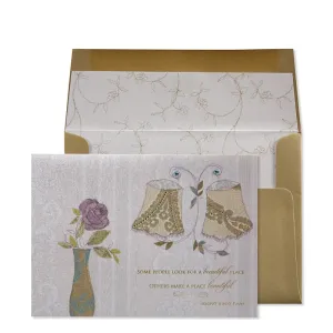 Lampshades New Home Card