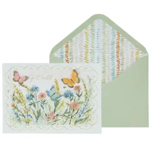 Meadow Scallop Get Well Card