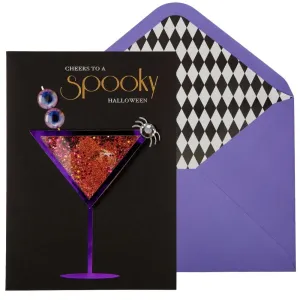 Spooky Cocktail Halloween Card