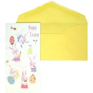 Stacked Bunnies Easter Card