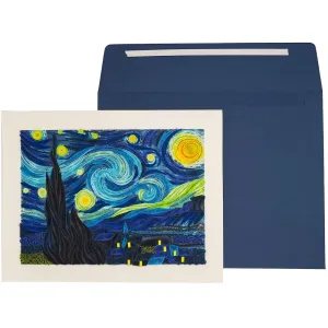 Starry Night Van Gogh Quilling Blank Card