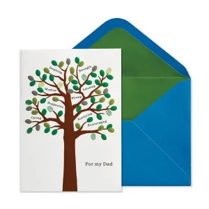 Dad Tree Birthday Card