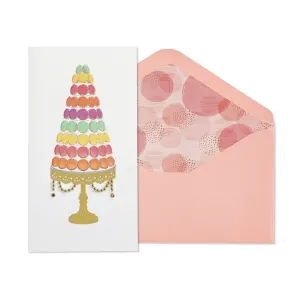Macaron Tower Birthday Card