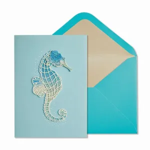 Seahorse Blank Card
