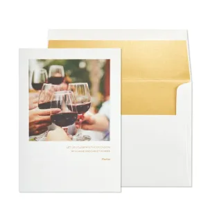 Wine Glasses Birthday Card