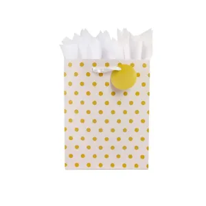 Cream with Dots Medium Gift Bag