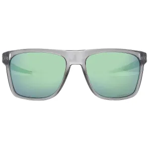 Oakley Leffingwell Prizm Jade Polarized Rectangular Mens Sunglasses OO9100 910010 57