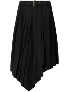 OFF-WHITE - Belted Pleated Skirt #1131573