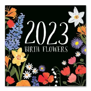 Birth Flowers 2023 Wall Calendar