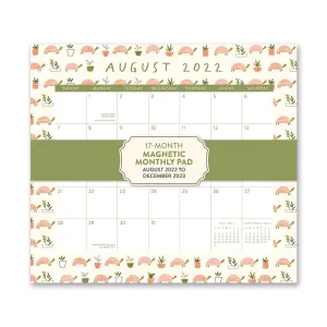Turtle Garden 2023 Magnetic Wall Calendar
