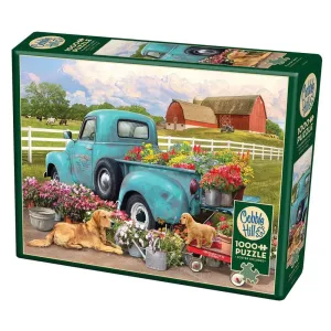 Flower Truck 1000 Piece Puzzle #989889