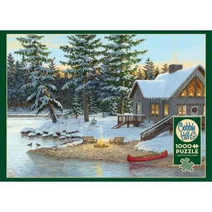 Winter at the Cabin 1000pc Puzzle
