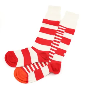 OYBO, In Progress Unisex Socks, red-white Größe 39-41