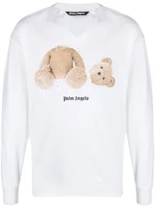 PALM ANGELS - Pa Bear Cotton T-shirt #881665