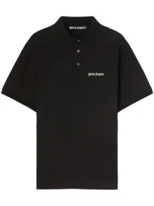 PALM ANGELS - Embroidered Logo Cotton Polo Shirt #1128723