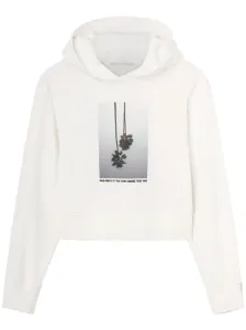PALM ANGELS - Fitted Cotton Hoodie
