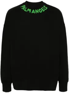 PALM ANGELS - Logo Cotton Sweatshirt #1277055