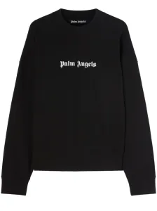 PALM ANGELS - Logo Cotton Sweatshirt