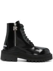 PALM ANGELS - Leather Combat Boots #1131824