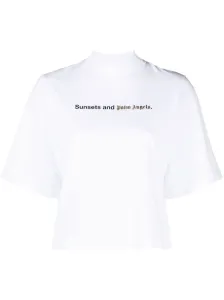 PALM ANGELS - Sunset Cotton T-shirt #1259243