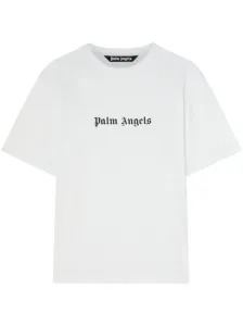 PALM ANGELS - Cotton T-shirt With Logo #1015716