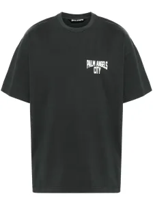 PALM ANGELS - Logo Cotton T-shirt #1268650