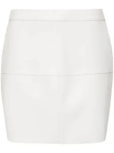 PAROSH - Leather Mini Skirt #1257421