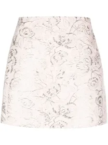 PAROSH - Lurex Jacquard Mini Skirt #1228290