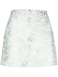 PAROSH - Lurex Jacquard Mini Skirt #1228362