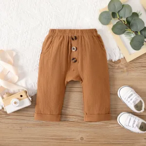 100%Cotton Baby Boy Casual Pants #1058213