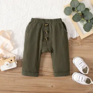 100%Cotton Baby Boy Casual Pants #1058218