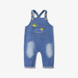 100% Cotton Baby Boy/Girl Embroidered Denim Overalls #997910