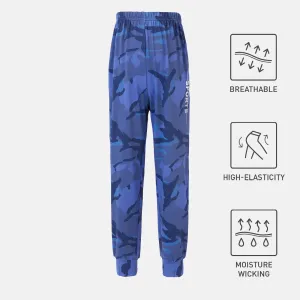 Activewear Kid Boy Camouflage Print Breathable Elasticized Pants #831866