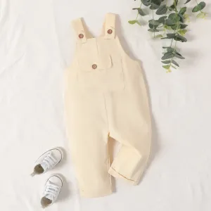 Baby Boy 100% Cotton Patch Pocket Cami Jumpsuit #920207