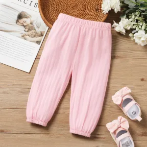 Baby Boy Festive Basic Solid Color Casual Pants