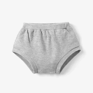 Baby Boy/Girl Solid Waffle Textured Shorts #844965