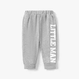 Baby Boy Letter Print Casual Sweatpants #214038