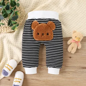 Baby Boy/Girl Childlike 3D Bear Pattern Casual Pants #1059445