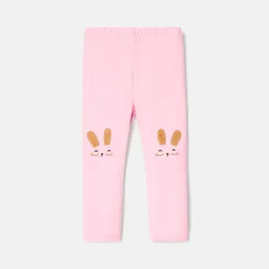 Baby Girl Cotton Rabbit Embroidered Leggings Pants #818469