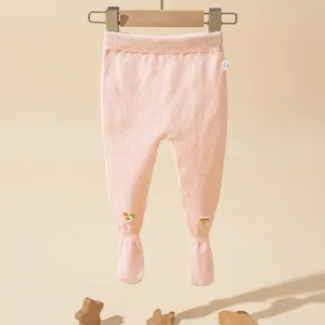 Baby Girl Rabbit Graphic Solid Leggings #1056583