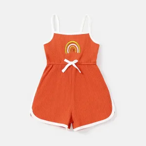 Baby Girl Rainbow Graphic Cotton Ribbed or Naiaâ¢ Cami Romper #791449