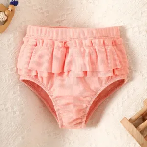 Baby Girl Sweet Ruffle Baby Shorts #1323221