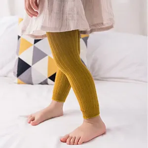 Baby / Toddler Girl Casual Solid Leggings #1210573