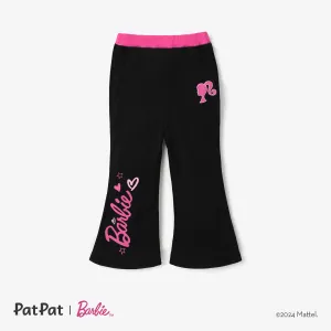 Barbie Girls Knitted Denim Letter Flare Pants Onesies #1210528