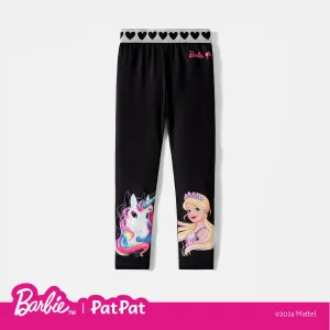 Barbie Kid Girl Unicorn/Letter Print Elasticized Leggings #207961
