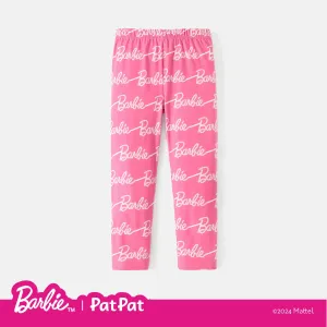 Barbie Toddler Girl Naia/Cotton Letter Print Elasticized Leggings