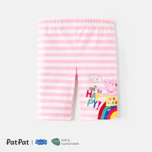 Peppa Pig Toddler Girl Rainbow/Stripe & Character Print Leggings