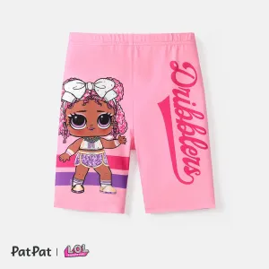 L.O.L. SURPRISE! Kid Girl Eco-friendly RPET Fabric Character Print Leggings Shorts #803353